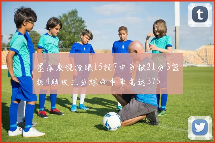 墨菲表现抢眼15投7中贡献21分3篮板4助攻三分球命中率高达375